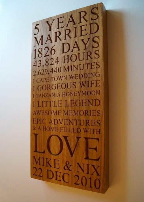 Best ideas about Wood Anniversary Gift Ideas
. Save or Pin Personalised Wooden Gifts Now.