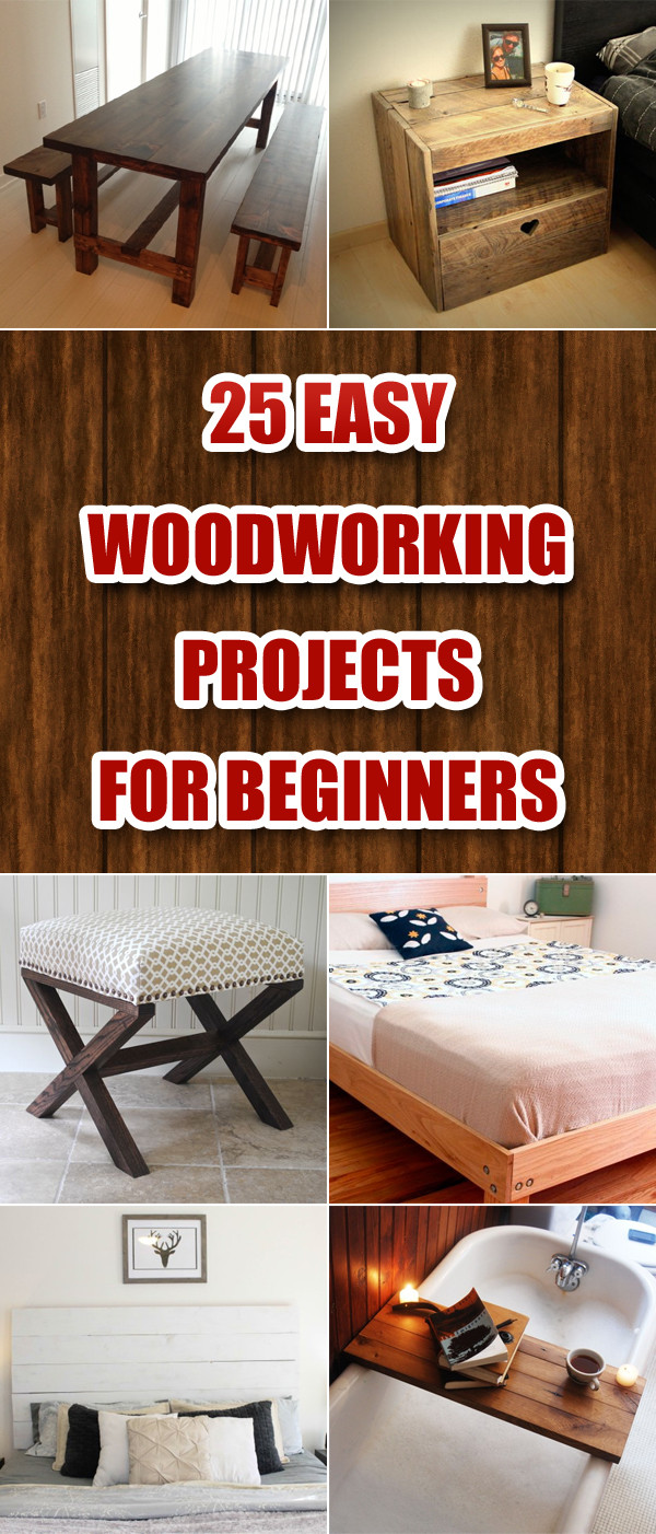 Best ideas about Wood Craft Ideas For Beginners
. Save or Pin 25 Easy Woodworking Projects for Beginners Now.