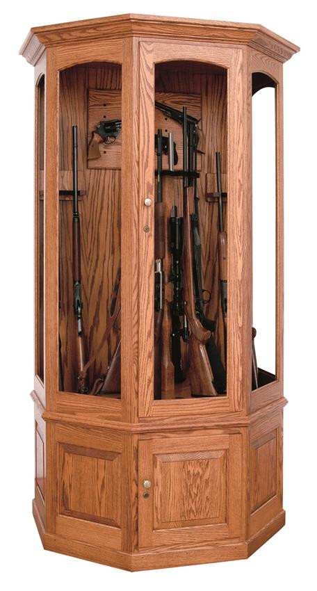 Best ideas about Wood Gun Cabinet
. Save or Pin Amish Frontier Hardwood 16 Gun Cabinet From Dutchcrafters Now.