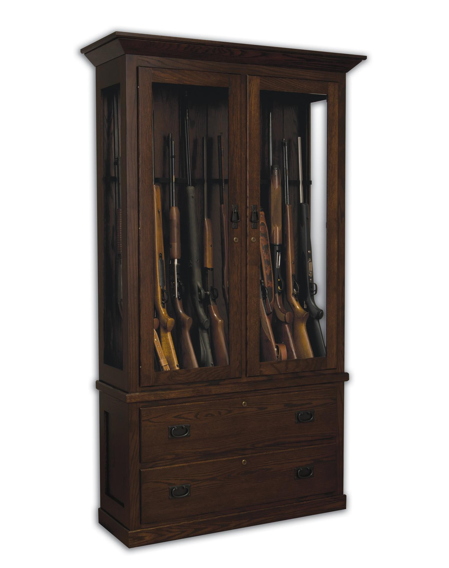 Best ideas about Wood Gun Cabinet
. Save or Pin American Mission Wooden Gun Cabinet with Drawers From Now.