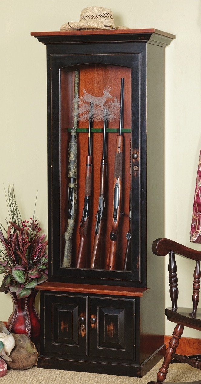 Best ideas about Wood Gun Cabinet
. Save or Pin Amish Gun Cabinets Now.