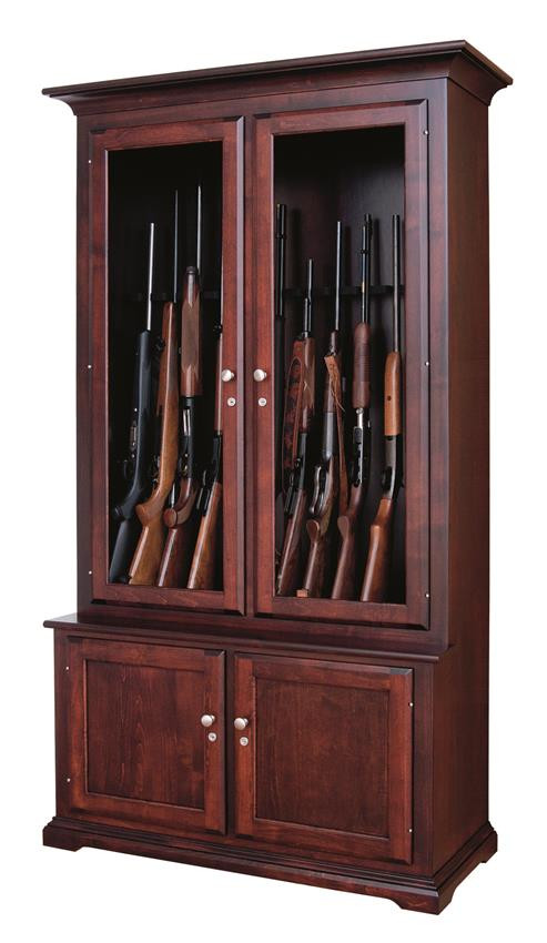 Best ideas about Wood Gun Cabinet
. Save or Pin Amish Handcrafted 12 Gun Cabinet From Dutchcrafters Now.