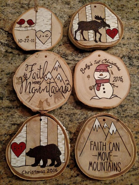 Best ideas about Wood Ornaments DIY
. Save or Pin Wood Slice Christmas Ornaments DIY from your own Now.