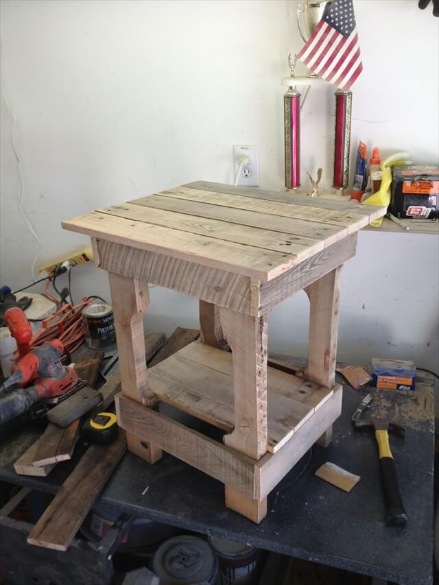 Best ideas about Wood Pallets Furniture DIY
. Save or Pin End Table Made from Pallets Wood Now.
