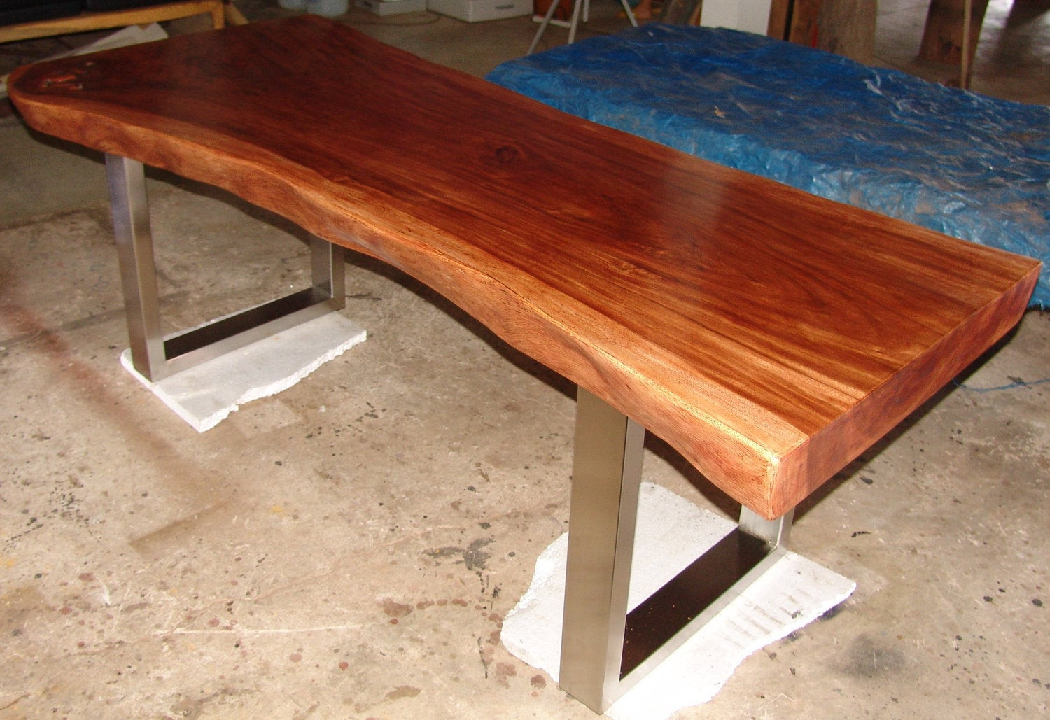 Best ideas about Wood Slab Dining Table
. Save or Pin Live Edge Dining Table Reclaimed Solid Slab Acacia Wood by Now.
