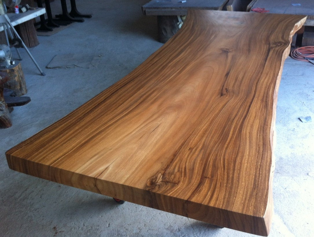 Best ideas about Wood Slab Dining Table
. Save or Pin Live Edge Dining Table Reclaimed Acacia Wood Solid Slab Now.