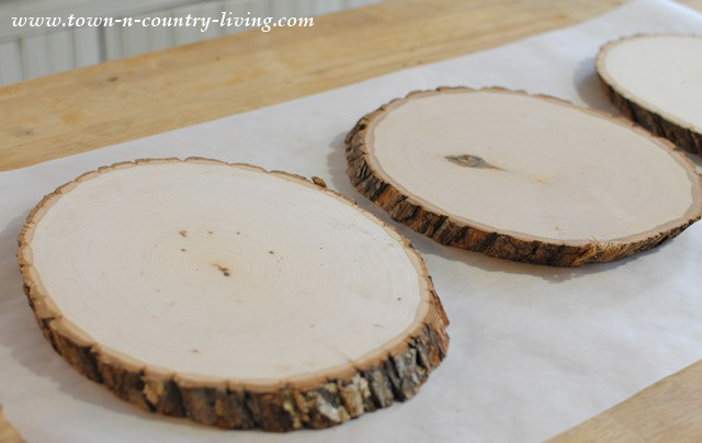 Best ideas about Wood Slices DIY
. Save or Pin How to Make Decoupage Wood Slice Art Town & Country Living Now.