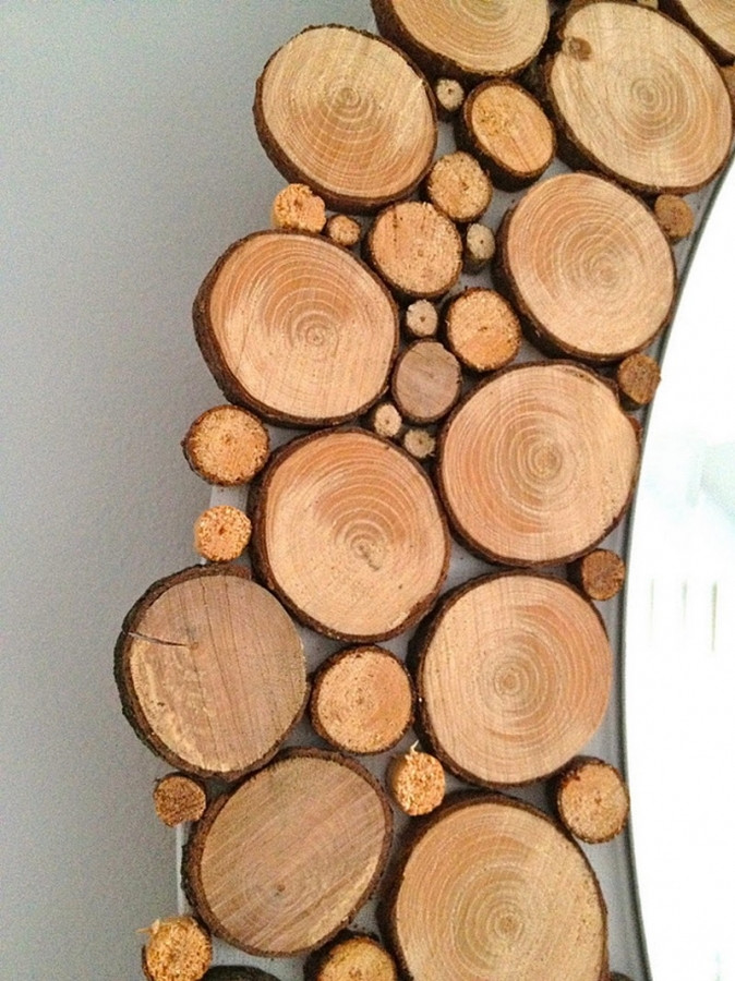 Best ideas about Wood Slices DIY
. Save or Pin DIY Wood Slice Mirror Now.