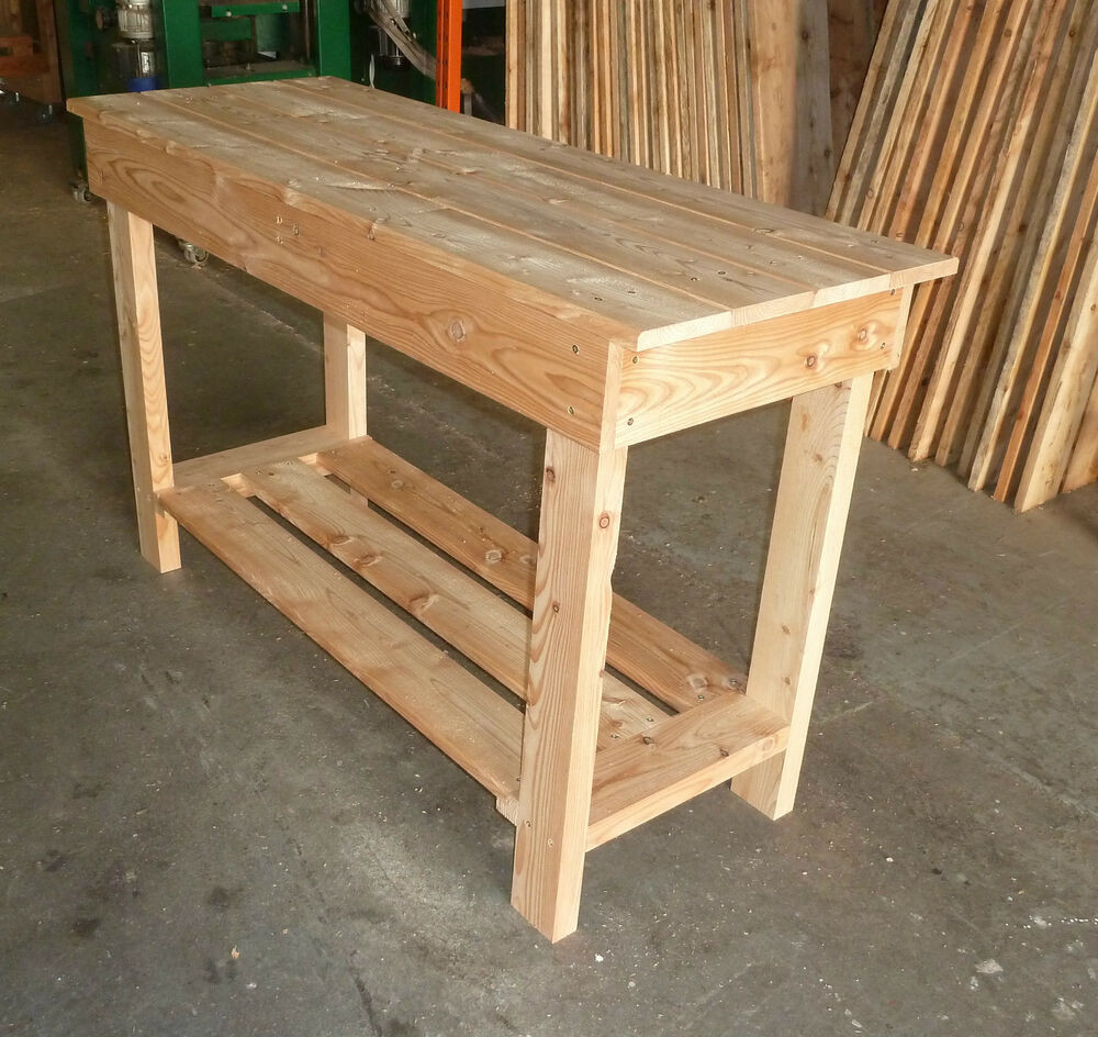 Best ideas about Wood Work DIY
. Save or Pin Wooden Work Bench 1 45m long Garage bench Now.