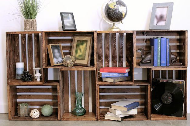 Best ideas about Wooden Crate Shelves DIY
. Save or Pin Best 25 Crate bookshelf ideas on Pinterest Now.