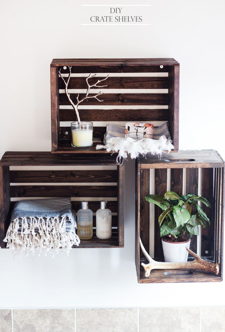 Best ideas about Wooden Crate Shelves DIY
. Save or Pin Best 25 Wood crate shelves ideas on Pinterest Now.