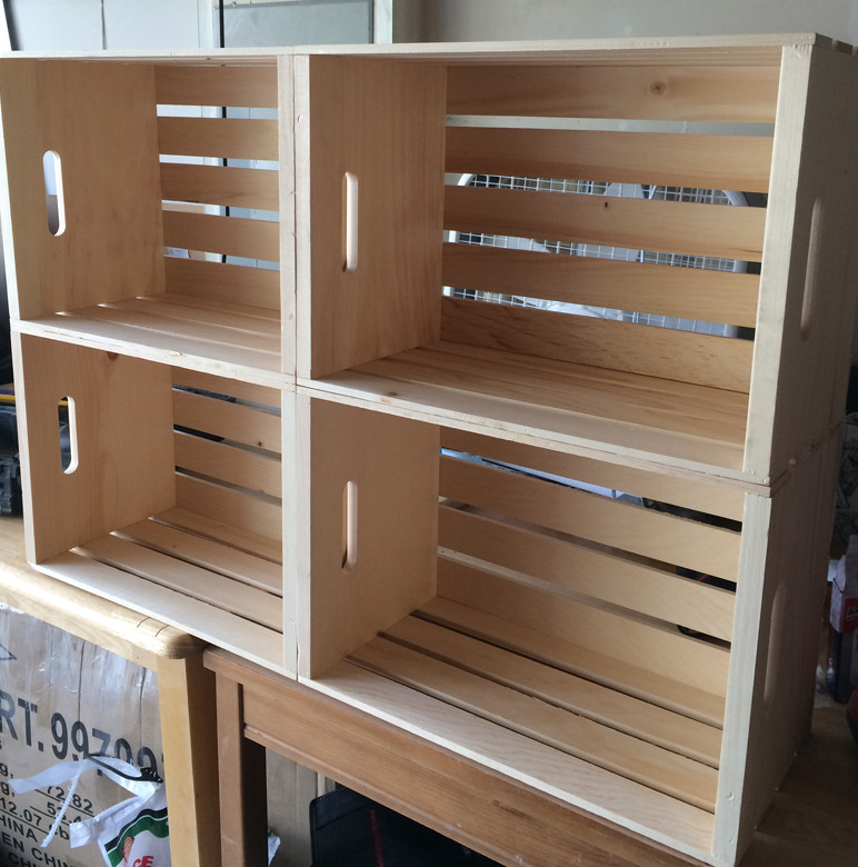 Best ideas about Wooden Crate Shelves DIY
. Save or Pin DIY Wood Crate Bookshelf Sew Much Ado Now.