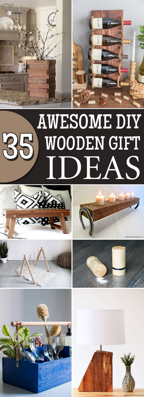 Best ideas about Wooden Gift Ideas
. Save or Pin 35 Awesome DIY Wooden Gift Ideas That Everyone Will Love Now.