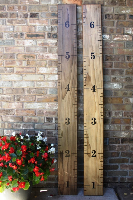 Best ideas about Wooden Growth Chart DIY
. Save or Pin DIY Growth Chart Ruler Vinyl Decal Kit Alternating style Now.