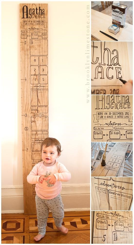Best ideas about Wooden Growth Chart DIY
. Save or Pin 10 Clever DIY Growth Charts Moms and Crafters Now.