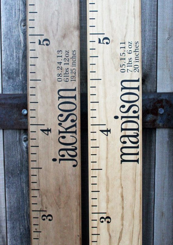 Best ideas about Wooden Growth Chart DIY
. Save or Pin DIY Growth Chart Ruler Add Custom Personalized Decal Now.