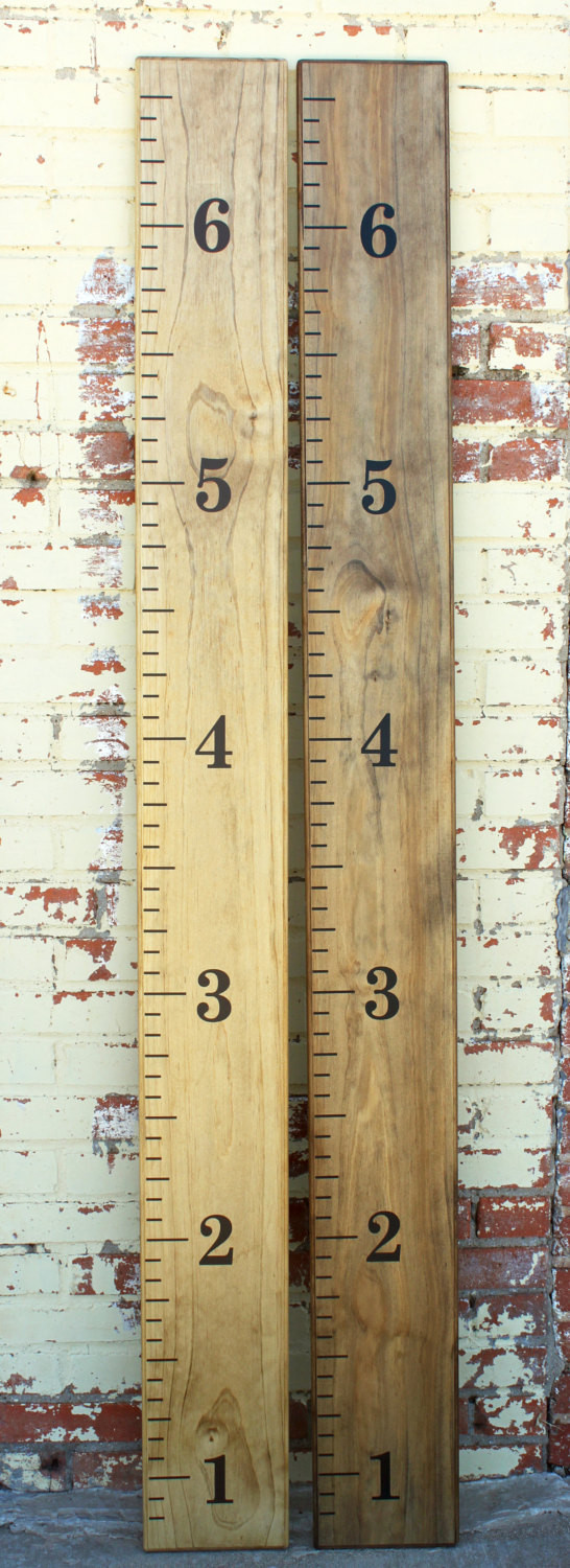 Best ideas about Wooden Growth Chart DIY
. Save or Pin Hand stained Wooden Growth Chart Ruler Vintage design Now.