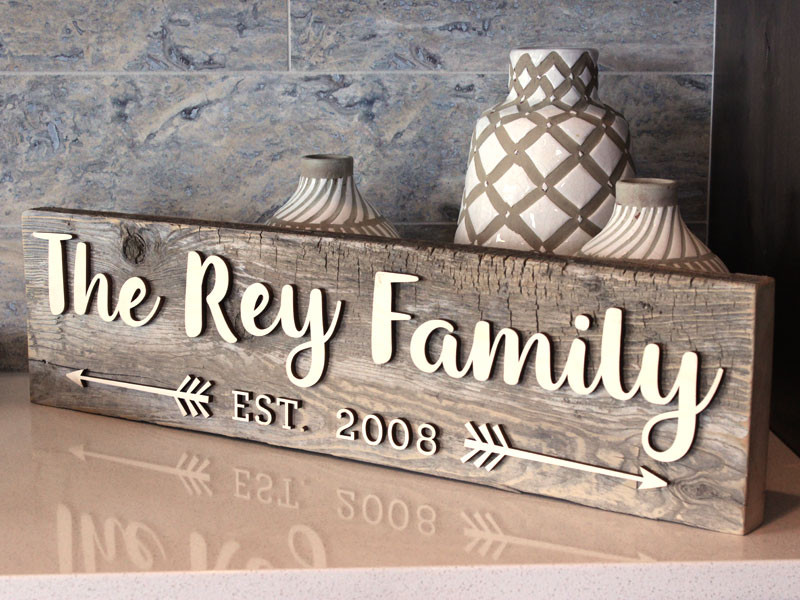 Best ideas about Wooden Signs DIY
. Save or Pin Reclaimed Wood Family Sign DIY Now.