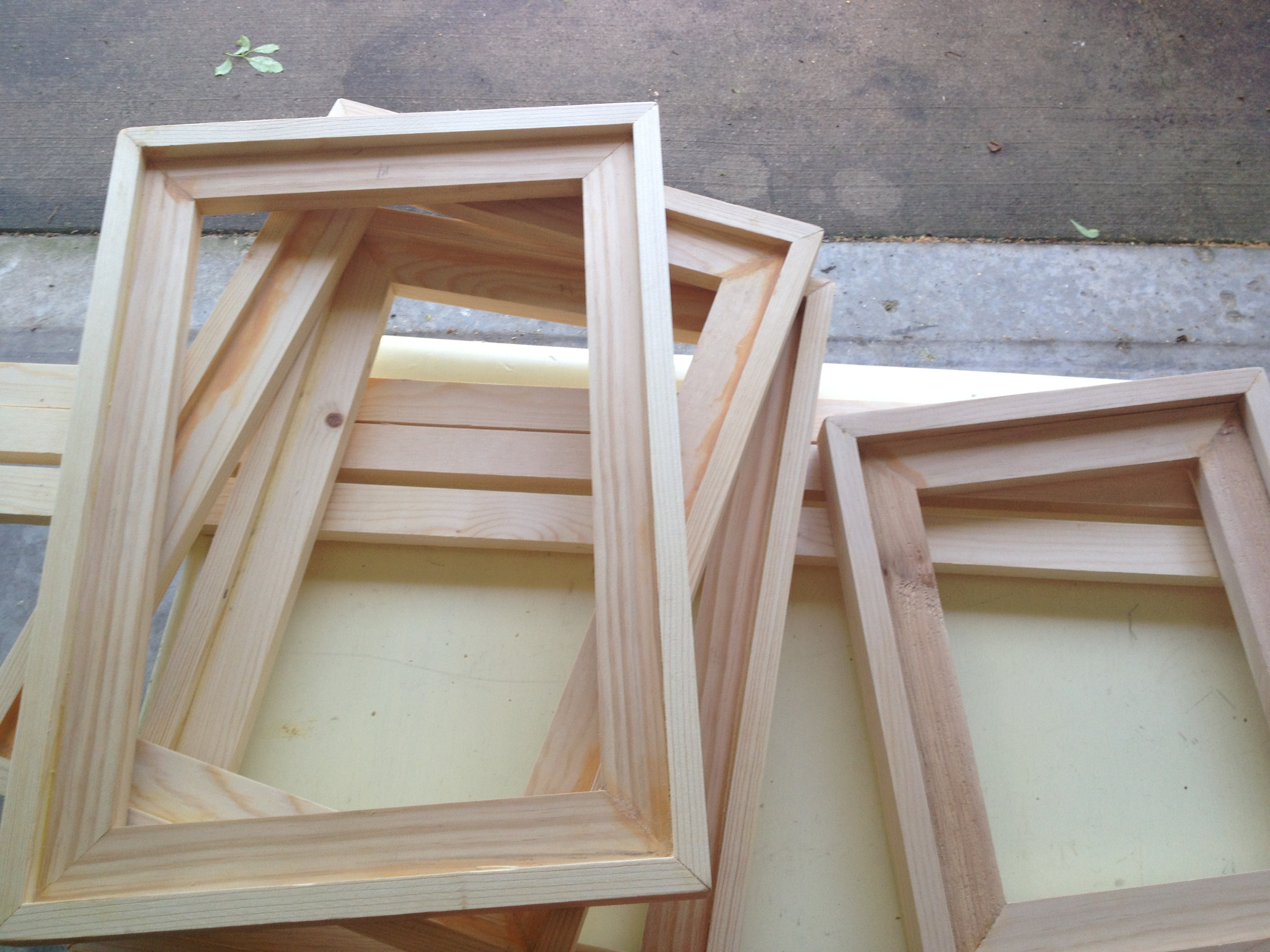 Best ideas about Wooden Window Frames DIY
. Save or Pin Made Smaller Frame Print Finished Homemade DMA Homes Now.