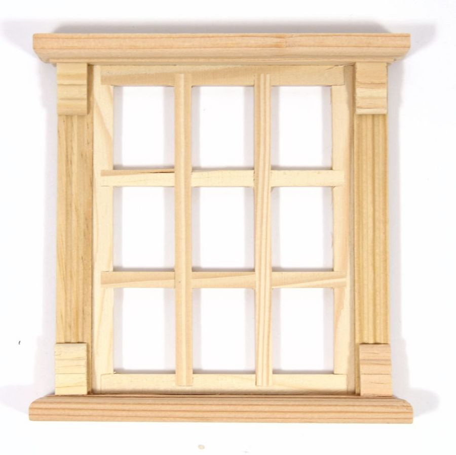 Best ideas about Wooden Window Frames DIY
. Save or Pin Unpainted 9 Pane Wooden Window Frame 1 12 Scale DIY498 Now.