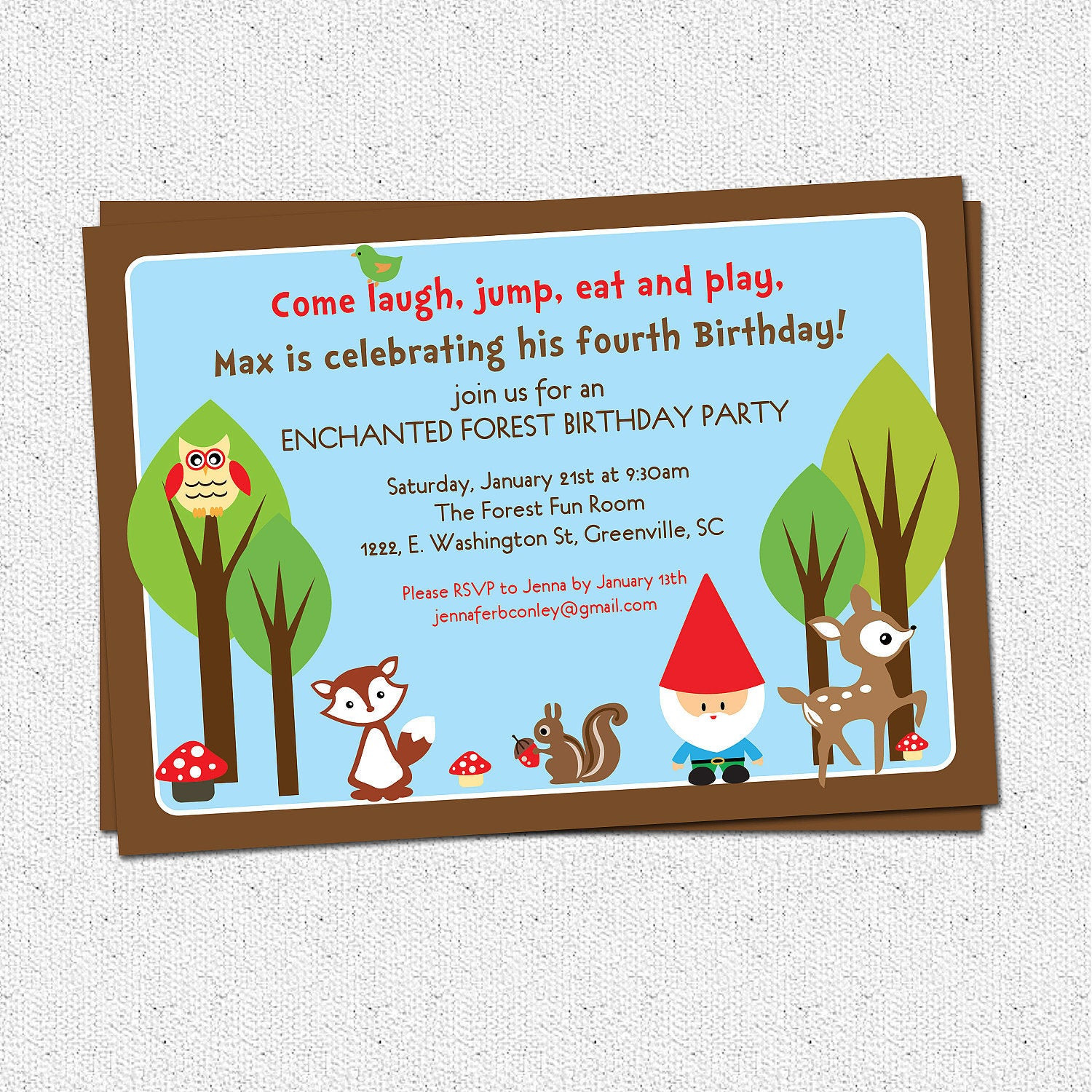 Best ideas about Woodland Birthday Invitations
. Save or Pin Printable Woodland Birthday Invitation Enchanted Forest Now.