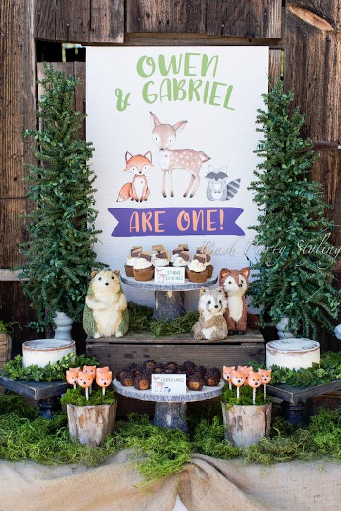 Best ideas about Woodland Birthday Party
. Save or Pin Kara s Party Ideas Sweet Woodland 1st Birthday Party Now.