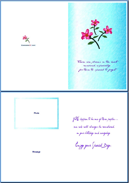Best ideas about Word Birthday Card Template
. Save or Pin Example of Birthday Card for Her Special Day Now.