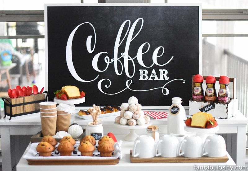 Best ideas about Work Party Ideas For Adults
. Save or Pin "You ve Warmed my Heart " Coffee Bar Fantabulosity Now.