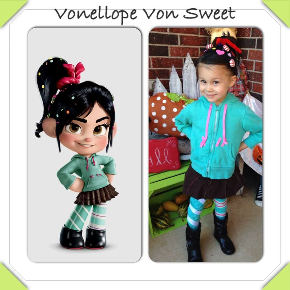 Best ideas about Wreck It Ralph Costumes DIY
. Save or Pin DIY Vonellope Von Sweet Costume Wreck It Ralph Halloween Now.