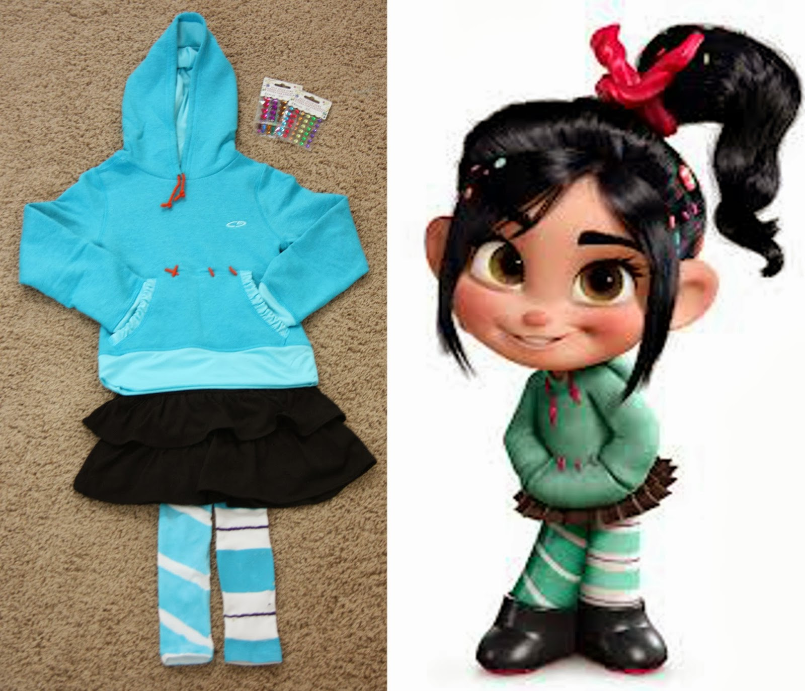 Best ideas about Wreck It Ralph Costumes DIY
. Save or Pin Vanellope von Schweetz Costume vanellope tights Now.