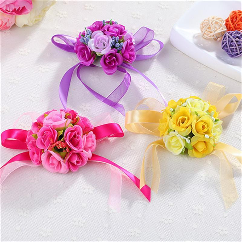 Best ideas about Wrist Corsage DIY
. Save or Pin DIY women Hand Flower Groom Boutonniere Bride wrist Now.