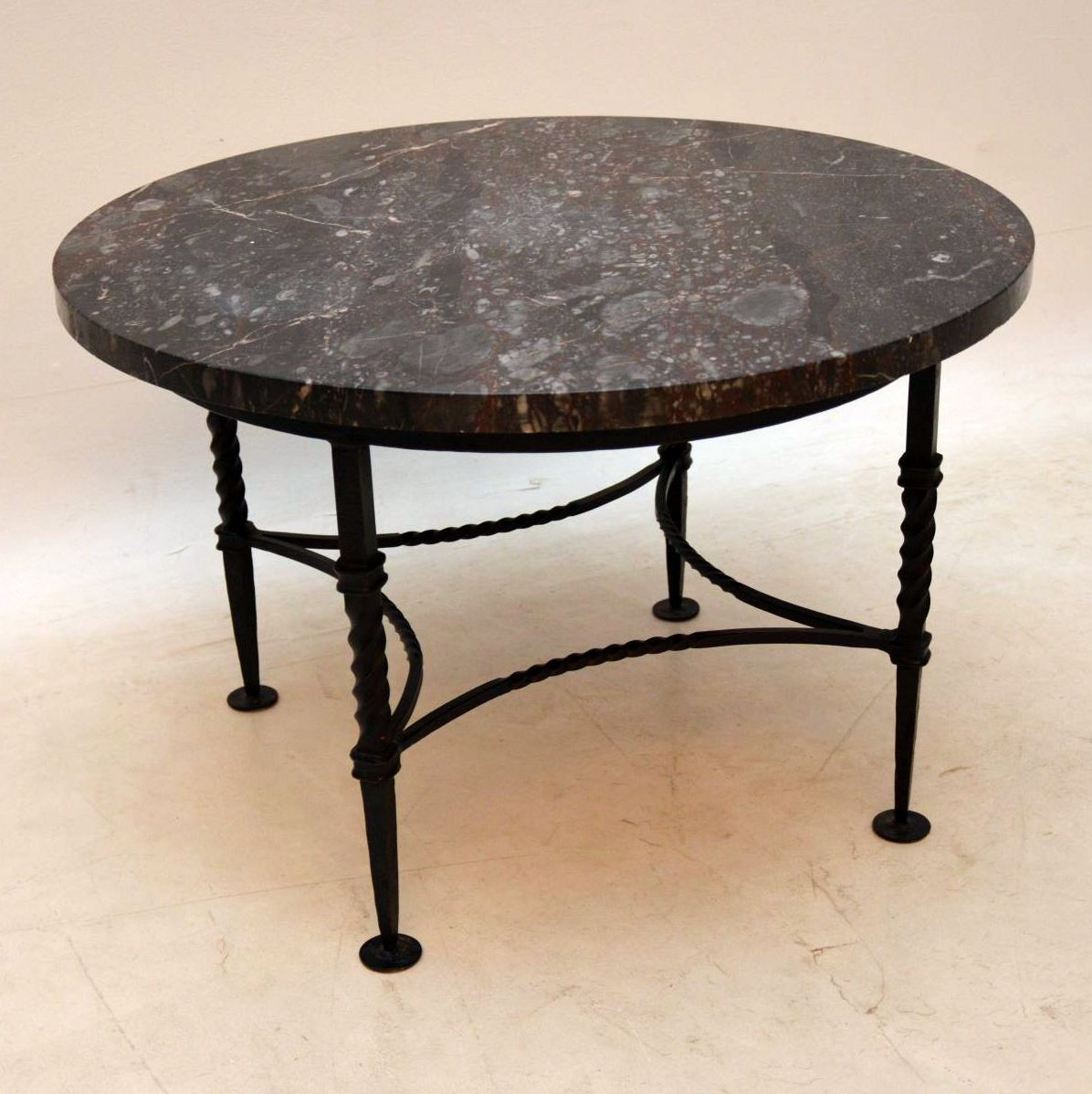 Best ideas about Wrought Iron Coffee Table
. Save or Pin Vintage Marble & Wrought Iron Coffee Table LA Now.