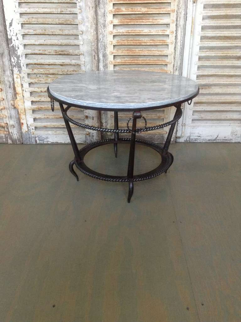 Best ideas about Wrought Iron Coffee Table
. Save or Pin French 1940s Wrought Iron Coffee Table with Grey Marble Now.