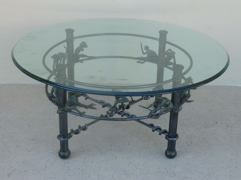 Best ideas about Wrought Iron Coffee Table
. Save or Pin VINTAGE WHIMSICAL WROUGHT IRON COFFEE OR OCCASIONAL TABLE Now.