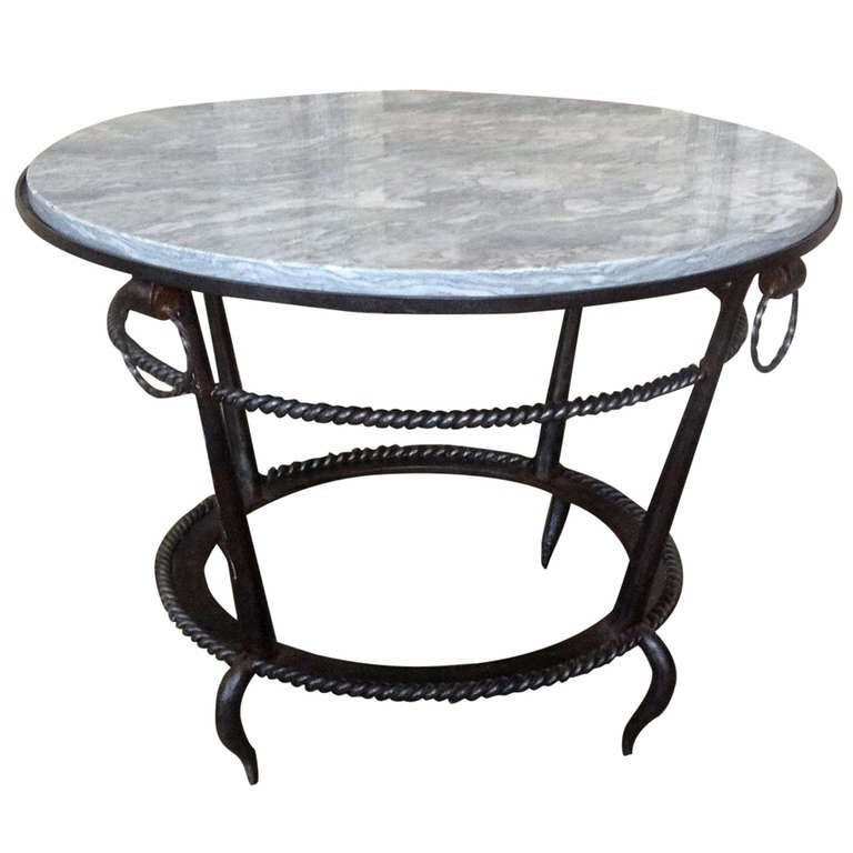 Best ideas about Wrought Iron Coffee Table
. Save or Pin French 1940s Wrought Iron Coffee Table with Grey Marble Now.