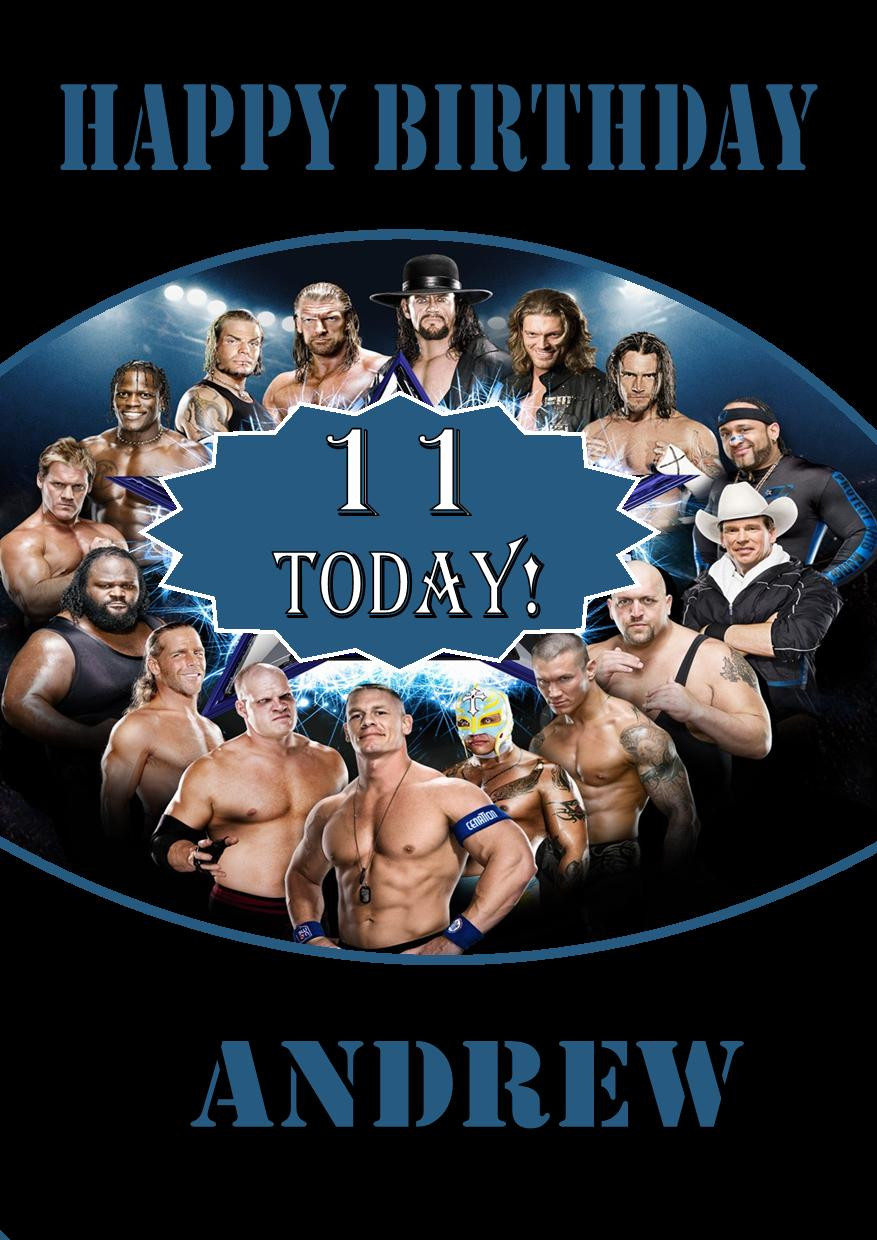 Best ideas about Wwe Birthday Card
. Save or Pin Personalised WWE Wrestlemania Birthday Card Now.