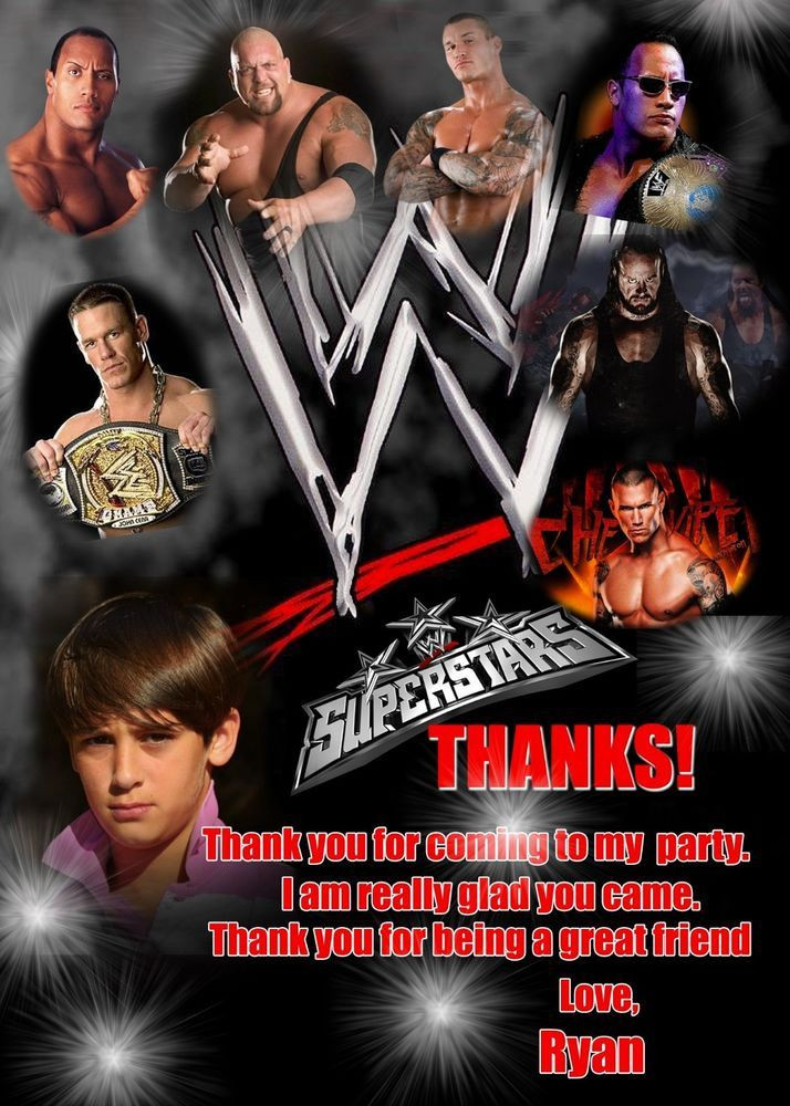 Best ideas about Wwe Birthday Card
. Save or Pin WWE Thank You card Thank you cards Wrestling Thank You Now.