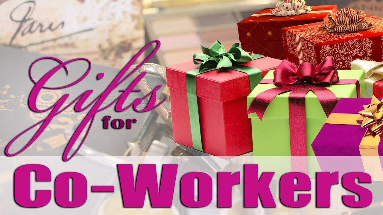 Best ideas about Xmas Gift Ideas For Coworkers
. Save or Pin HOLIDAY GIFT IDEAS FOR YOUR CO WORKERS & BOSS 🎁 Now.