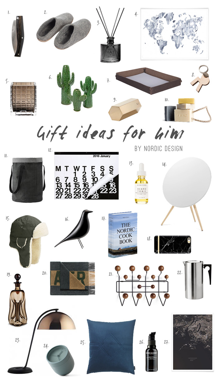 Best ideas about Xmas Gift Ideas For Him
. Save or Pin Gift Ideas for Him NordicDesign Now.