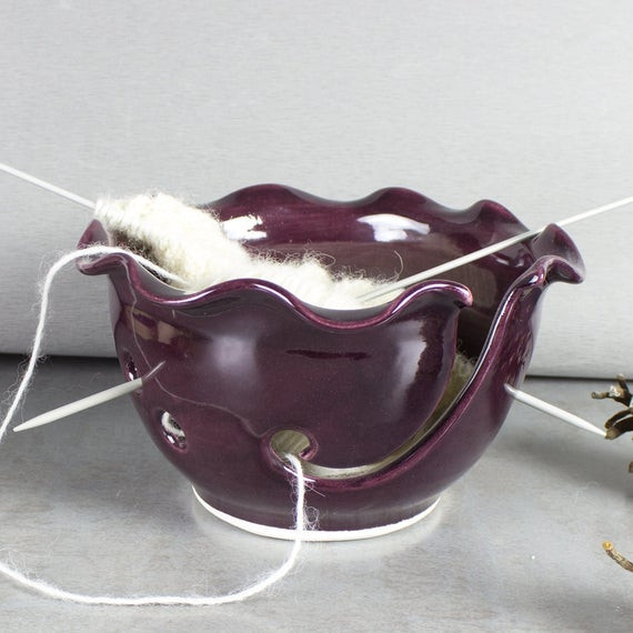 Best ideas about Yarn Bowl DIY
. Save or Pin Ceramic Yarn Bowl Knitting Bowl Craft tool diy Wheel thrown Now.