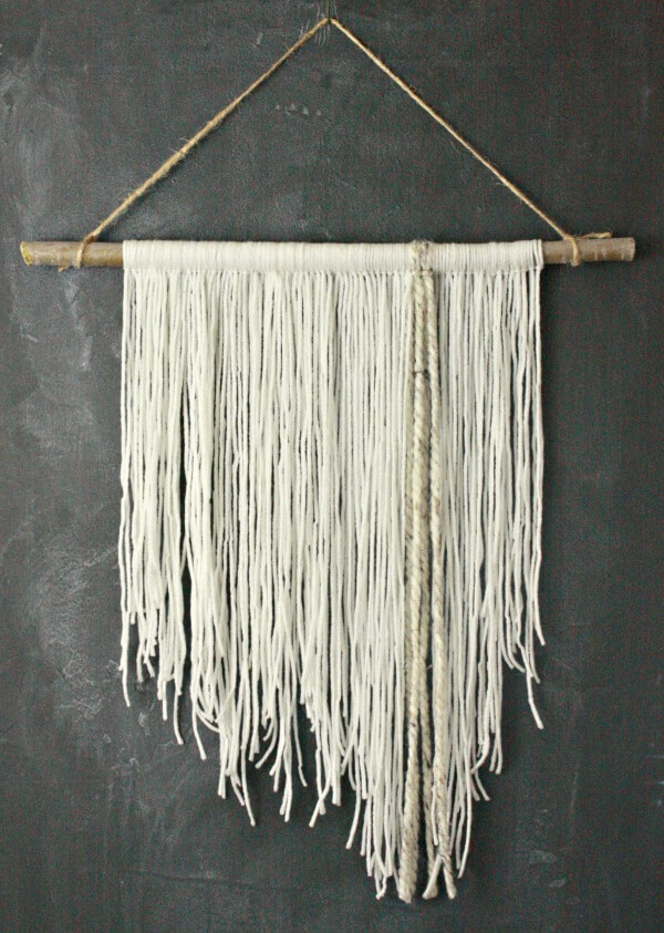 Best ideas about Yarn Wall Hanging DIY
. Save or Pin DIY Yarn Wall Hanging My Thoughts Twelve Main Now.