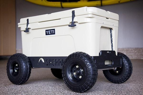 Best ideas about Yeti Cooler Wheels DIY
. Save or Pin The FAT CADT Sherpa Wheels for Yeti Coolers – sherpawheels Now.