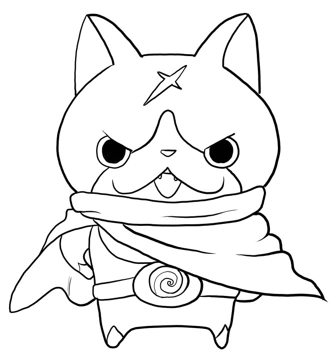 Best ideas about Yo Kai Printable Coloring Pages
. Save or Pin Hovernyan from Yo Kai Watch coloring pages Now.