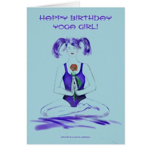 Best ideas about Yoga Birthday Wishes
. Save or Pin Happy Birthday Yoga Girl Greeting Cards Now.