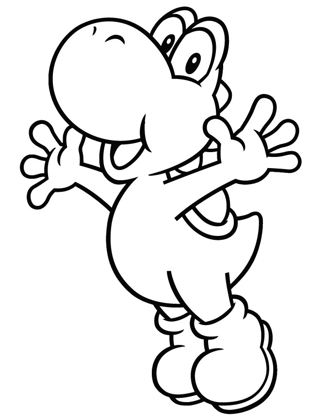 Best ideas about Yoshi Coloring Pages For Kids
. Save or Pin Yoshi Jumping Coloring Page Now.