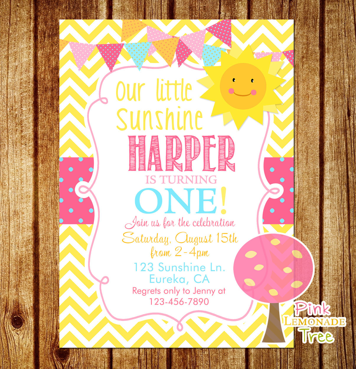 Best ideas about You Are My Sunshine Birthday Invitations
. Save or Pin You Are My Sunshine Birthday Party Invitation Yellow Chevron Now.