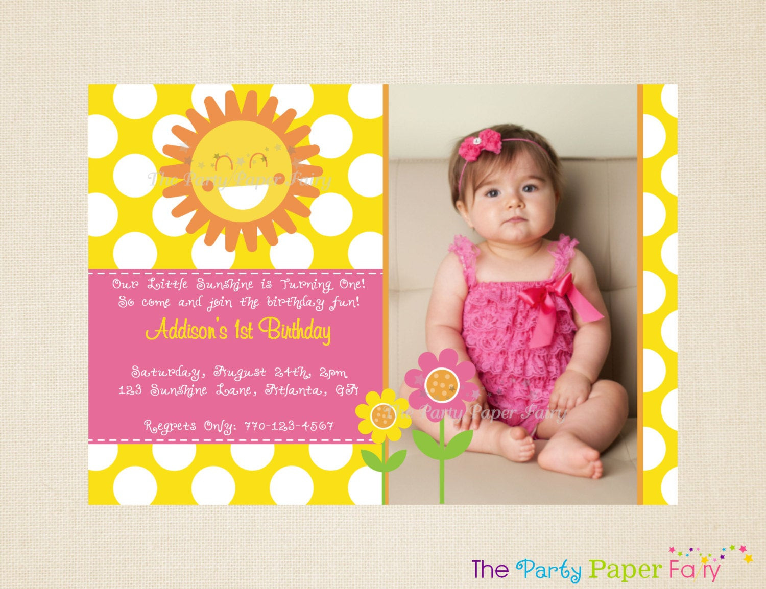 Best ideas about You Are My Sunshine Birthday Invitations
. Save or Pin You are my Sunshine Birthday Invitation by ThePartyPaperFairy Now.