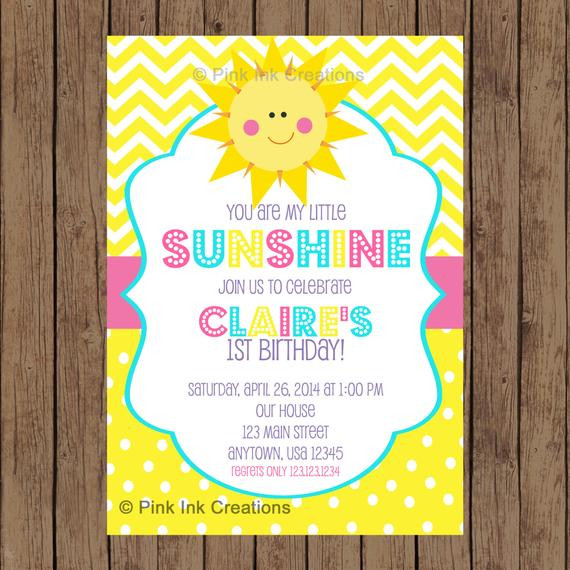 Best ideas about You Are My Sunshine Birthday Invitations
. Save or Pin You Are My Sunshine Birthday Invitation Garden Party Spring Now.
