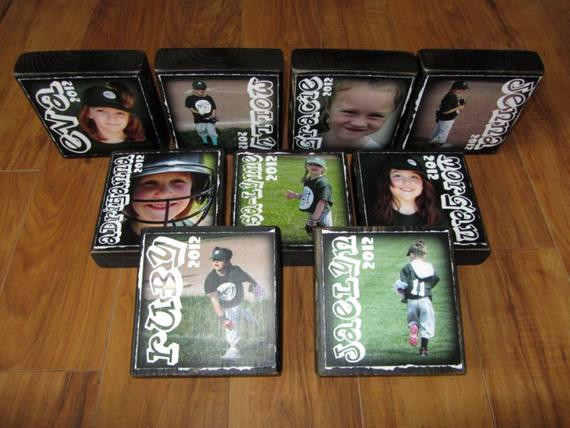 Best ideas about Youth Football Gift Ideas
. Save or Pin Personalized LaRGER Blocks set of 9 Letter Blocks for Now.