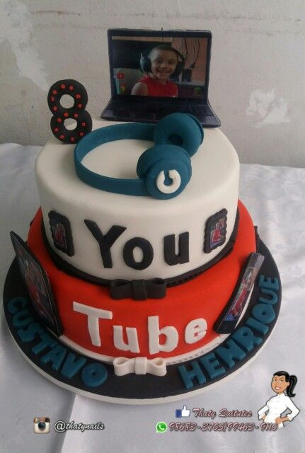 Best ideas about Youtube Birthday Cake
. Save or Pin Bolo do youtube youtube cake Bolos Cakes Now.